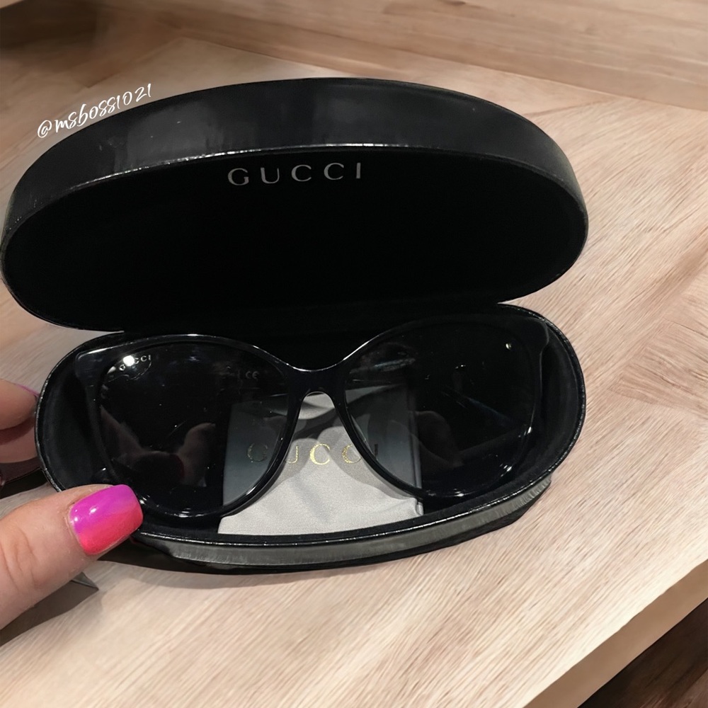 Gucci Authentic Black/Gold/Red/Green + Case BRAND NEW NEVER WORN - Picture 4 of 6